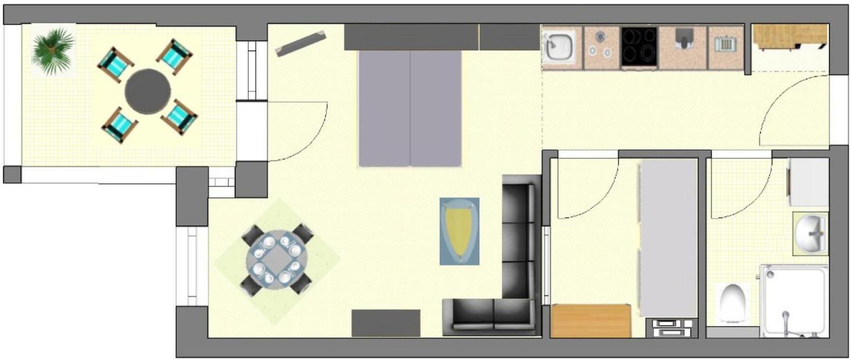 Hafenblick – Mit Balkon&strandkorb Am Südstrand Apartment